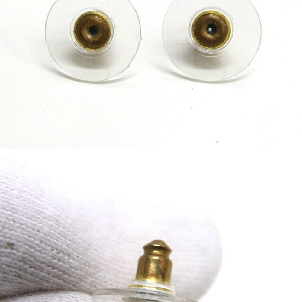 CHANEL Authentic White Pearl Logo Earrings - Picture 9 of 11